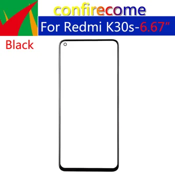 10 шт. \лот для Xiaomi Redmi K30s Сенсорный экран Передняя стеклянная панель Замена ЖК-внешнего объектива