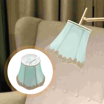 Тканевый абажур кремового цвета, декор столовой, настольная лампа, крышка, ткань для защиты лампы, настенный абажур, плиссированный абажур