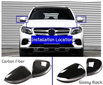 Для Mercedes Benz C W205 E W213 GLC X253 S W222 LHD и RHD ABS Автомобильная Крышка Зеркала Заднего Вида, Аксессуары Для Отделки