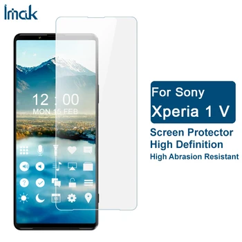 Для Sony xperia 1 V 10 V Прозрачная рукоятка Imak с мягкой взрывозащищенной поверхностью, износостойкая защитная пленка для Sony xperia 1 V 10 V