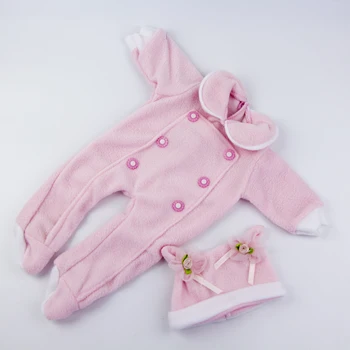 KUKADoll Lifestyle Розовый Комбинезон Одежда Для 17-18 Дюймов Reborn Baby Doll Одежда Для Кукол Костюмы На День Защиты Детей Подарки Для Детей