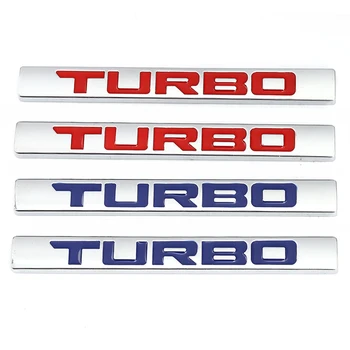 3D Металлическая Автомобильная Наклейка Turbo Logo Эмблема Значок Наклейки для Turbo Logo BMW Audi Volkswagen Ford Nissan Toyota Honda Jeep Volvo Opel