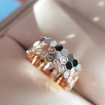 Bettyue Милые Модные Женские кольца с простым дизайном, высококачественные женские украшения для обручения, подарки на день рождения для девочек