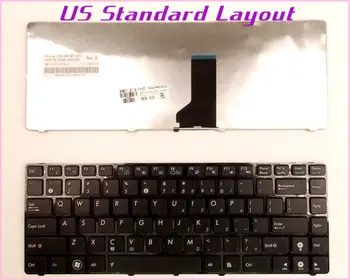 Новая клавиатура с американской Раскладкой для ноутбука ASUS B43 B43A B43S B43JR B43V K43SA A42JC X35J X35JG X35 X35S С ЧЕРНОЙ РАМКОЙ