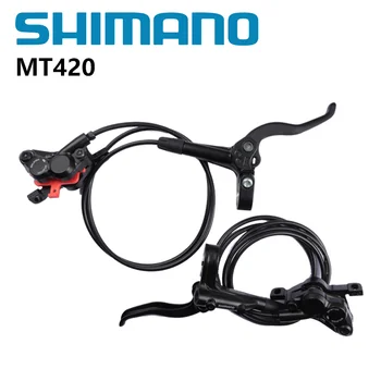 Комплект Гидравлических дисковых Тормозов SHIMANO DEORE MT420 с Тормозным Рычагом BL MT420 и Тормозным Суппортом BR MT420 Оригинальные Запчасти для велосипеда