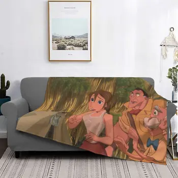 Командное одеяло Tarzan Флисовое фланелевое Демисезонное многофункциональное супер теплое тонкое покрывало для кровати Покрывало
