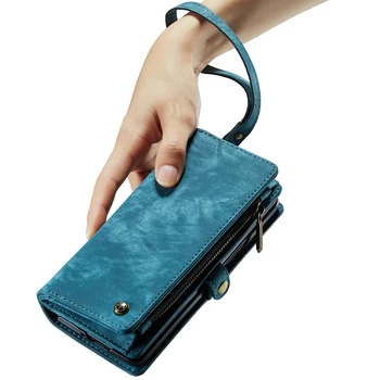 Кошелек на молнии, Сумочка, Кожаный Флип-Чехол Для Samsung Galaxy Fold4 Fold 4, Ретро Винтажные Браслеты, Клатч, сумка для рук, сумка на запястье