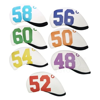 Набор чехлов для клюшек из неопрена для гольфа Number - Защитные головные уборы для клюшек для гольфа с разноцветными номерными чехлами для клюшек