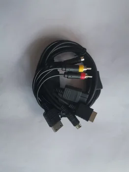 Мультиконсольная игровая система S-Video/AV кабель для N64/PS2/ Sega DC128/sega Saturn ss