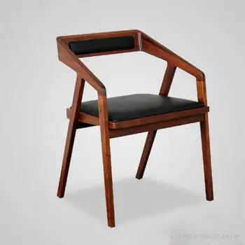 Креативный минималистичный Деревянный стул Luxury Nordic Lounge, Водонепроницаемые дизайнерские стулья для макияжа, Современная кухонная мебель Mueblesa для взрослых