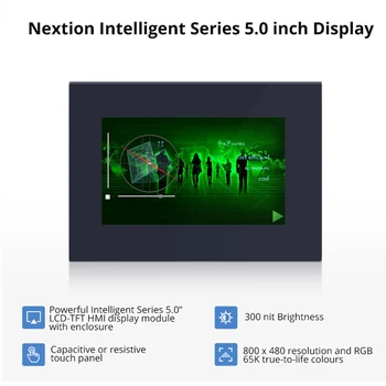 NX8048P050-011R-Y /NX8048P050-011C–Y - 5,0-дюймовый Сенсорный дисплей Nextion Intelligent Серии HMI с корпусом