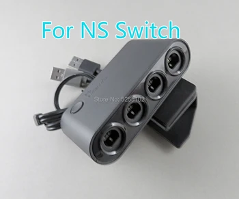 10 комплектов для Nintend Switch Конвертер WiiU/PC/NGC 3 в 1 4 Порта USB Для Контроллера Game Cube Адаптер с 2 для Контроллера GameCube