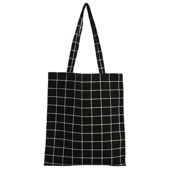 Модная однотонная холщовая сумка для покупок в стиле харадзюку, Корейская женская сумка для колледжа, Черная, большая вместительность, белая, сделай сам, наплечная сумка 