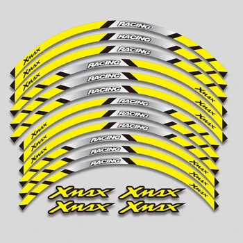Аксессуары для мотоциклов Наклейки На колеса Декоративные наклейки на обод Шины Светоотражающая лента Набор для Yamaha XMAX 300 XMAX 250 xmax 125