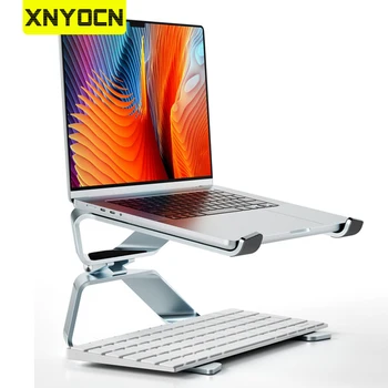 Алюминиевая подставка для ноутбука Xnyocn, Регулируемый Угол наклона, Эргономика, Держатель для ноутбука, Подвесной охлаждающий базовый кронштейн для MacBook Air XiaoMi
