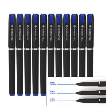 25ШТ Шариковая ручка + набор для заправки Гелевых ручек большой емкости 0,7 мм, черные / красные / синие Сменные канцелярские принадлежности для заправки, школьные принадлежности