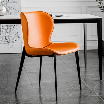Скандинавские обеденные стулья Дизайн Гостиной Пластиковый Офисный стол Стул Мебель для спальни Sillas De Comedor Обеденный стол и стулья