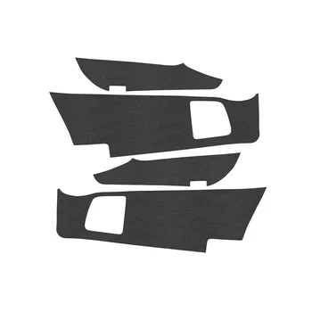 Автомобильная Защитная Накладка Для Двери Из Кожи Личи, Дверная Планка, Противоударная Накладка, Анти-Грязная Накладка, Коврик для Toyota Alphard 2022 +