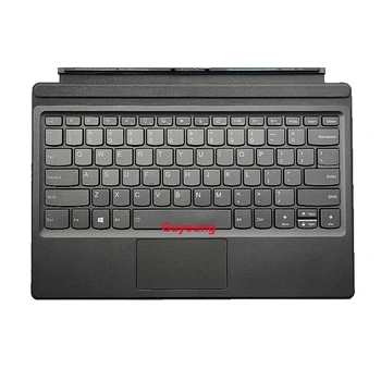 Базовая клавиатура на американском и английском языках для планшета Lenovo Ideapad MIIX 510-12ISK 2-в-1, Магнитная крышка клавиатуры для Miix510