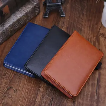 Многофункциональный карманный планировщик A7 Notebook, маленький блокнот, записная книжка в кожаной обложке, деловой дневник, Заметки, Офисные школьные канцелярские принадлежности