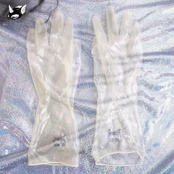 Прозрачные мягкие сексуальные перчатки из латекса