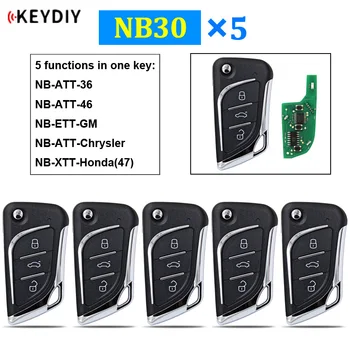 5 шт./лот NB30 Многофункциональный Универсальный Автомобильный Ключ с дистанционным управлением для KD900 KD900 + URG200 KD-X2 Mini KD (все функции встроены)