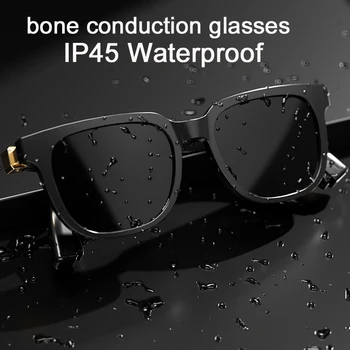 Очки bluetooth с костной проводимостью поляризованные солнцезащитные очки одним ключом можно настроить фотохромные линзы с анти-синим светом по рецепту