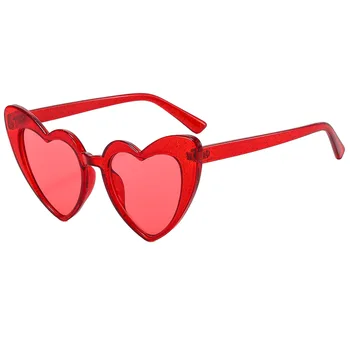Классические солнцезащитные очки с персиковым сердечком, женские Брендовые дизайнерские солнцезащитные очки с кошачьим глазом, женские солнцезащитные очки UV400 для защиты от солнца на открытом воздухе Oculos De Sol