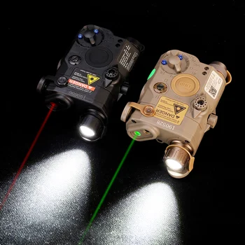 Element AR15 Airsoft AN/PEQ15 Тактический Светодиодный Фонарик IR Red Dot Laser Для Охоты Softair Gun Аксессуары Для Освещения Оружия EX276