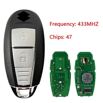 CN048015 Вторичный Рынок 2-Кнопочный Смарт-Ключ Для Suzuki Swift SX4 Vitara 2010-2016 Пульт Дистанционного Управления 433 МГц PCF7953/ID47 FCCID TS008