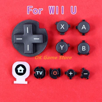 5 комплектов, полный комплект, кнопка включения, кнопка Home ABXY, замена D-Pad для игрового контроллера Wii U, WIIU Pad.