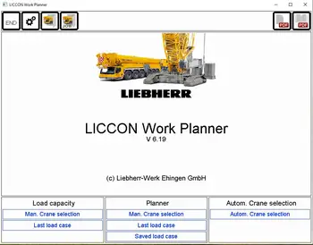 Liebherr LICCON Universal Work Planner V6.21 61GB 2021 DVD для мобильных кранов и гусеничных кранов