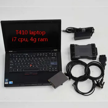 Полный комплект MB Star C6 SD c6 X-entry DOIP 90% Новый ноутбук T410 i7 4G RAM OBD2 Диагностический Мультиплексор Программное обеспечение V09/2023 Сканер инструмент