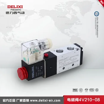 DELIXI 4H210-06 4H210-08 Ручной пневматический компонент Воздушный клапан Клапан управления направлением