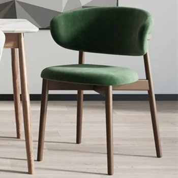 Элегантные дизайнерские обеденные стулья, современный скандинавский Эргономичный Роскошный обеденный стул, дизайн для отдыха, Деревянная мебель для дома Silla Comedor