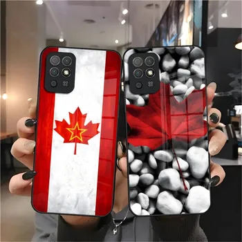 Канада Канадский Флаг Чехол Для Телефона Стеклянный Для Huawei P40 P50 P30 P20 ProPlus Lite Mate 40Pro 30 20 Nove 9 8 7 Pro Чехол