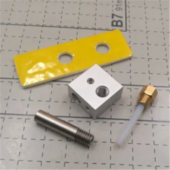 Комплект для экструдера CTC MK8 hotend kit с маркировкой сопла 0,4 мм, горловина трубки из птфэ, керамический блок для 3D-принтера CTC BIZER REPLICATOR