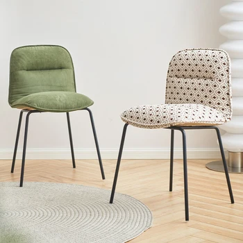 Дизайнерские Обеденные стулья для кухни ресторана, современные скандинавские белые стулья для кафе, Милые Мягкие Обеденные стулья, Роскошная мебель Cadeiras для гостиной