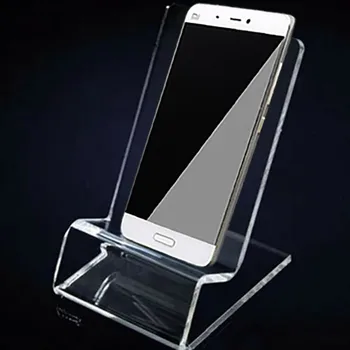 Acrylic Transparent Mobile Phone Display Holder Smartphone Holder Stand Mount Car Bracket держатель для телефона Dropshipping