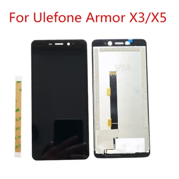 Новый Оригинальный Ulefone Armor X3 X5 Телефон ЖК-дисплей Стекло В Сборе Сенсорный Экран Стекло 5,5 дюймов для Ulefone Armor X3 X5