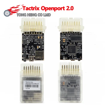 Инструмент диагностики кабеля Tactrix Openport 2.0 + ECUFLASH с черным чипом наилучшего качества со всем полным комплектом SW
