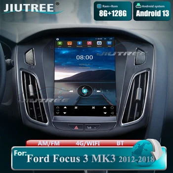 2 Din Android 13 Автомагнитола для Ford Focus 3 Mk 3 2011 2012 2013 2014-2019 Мультимедийный Видеоплеер 2Din Carplay Auto Stereo DVD