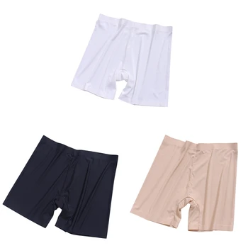 Женские Мягкие бесшовные защитные короткие штаны, трусики, Летние шорты под юбку 13MC