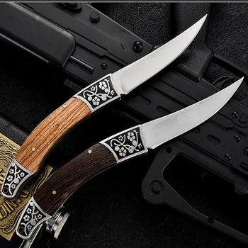 Складной нож, Тактические ножи для выживания, Охотничье походное лезвие для скалолазания, 56HRC, военные ножи для выживания, карманный нож,