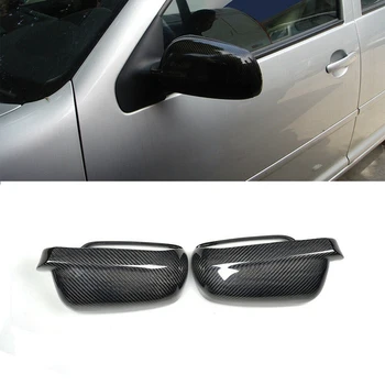 Замена крышки бокового зеркала заднего вида из углеродного волокна ABS для Bora 1998-2009