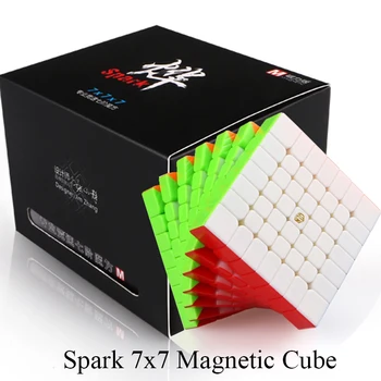 Qiyi Spark 7x7x7 V2 M Magic Cube Профессиональный QIYI XMD 7x7 Скоростных Кубиков X-MAN Design Cubo Puzzle Игрушки Для Снятия Стресса