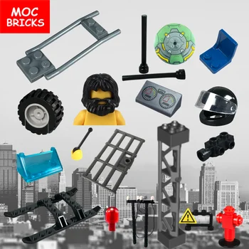 MOC Bricks Радар для спасения террористов, самолет, частицы дорожного движения, собранные строительные блоки, игрушки для взрослых и детей, куклы