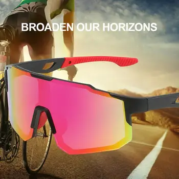 Новые солнцезащитные очки без оправы, устойчивые к ультрафиолетовому излучению UV400, Спортивные очки на открытом воздухе, Ветровое стекло для езды на велосипеде, Очки для мужчин и женщин