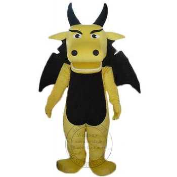 Высококачественный костюм талисмана желтого дракона, аниме-косплей, реквизит для всего тела, рекламная одежда