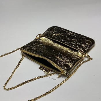 Роскошная дизайнерская сумка с золотым логотипом Wings, расшитая блестками, женская сумка через плечо из натуральной кожи, сумка-мессенджер высшего качества